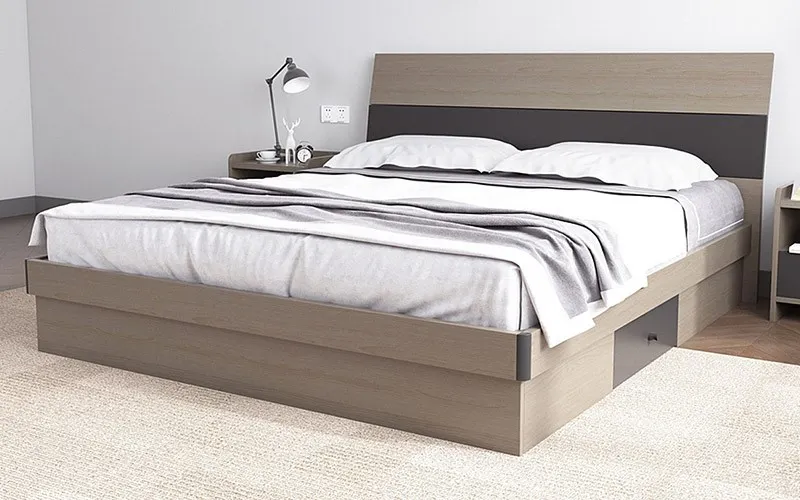 KING SIZE BED IN LAMINATE