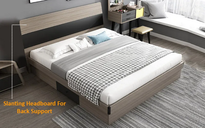 KING SIZE BED IN LAMINATE